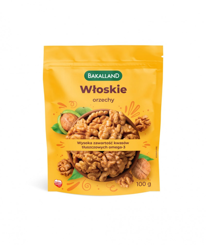 Orzechy Włoskie 100g Bakalland