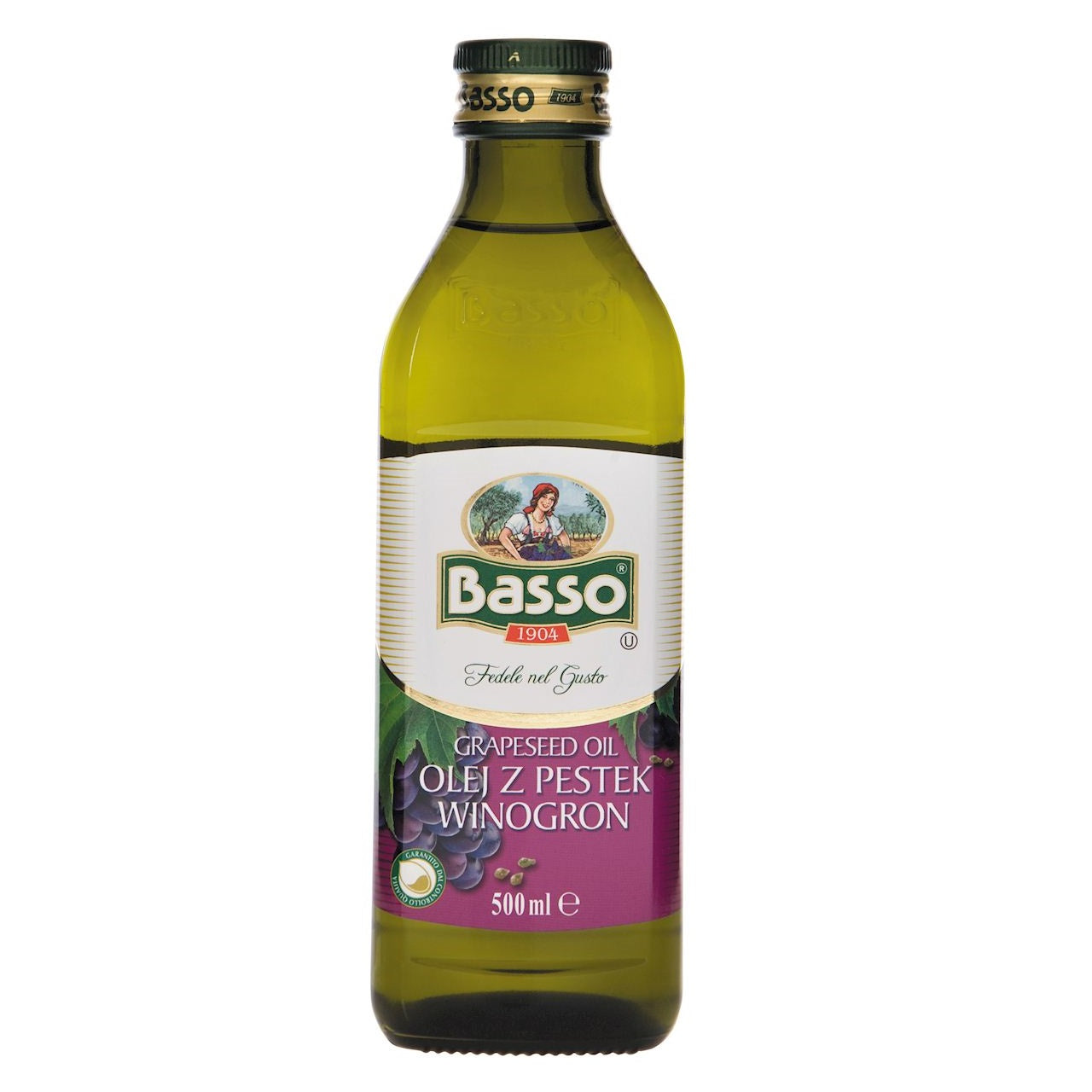 Olej z pestek winogron 500ml Basso