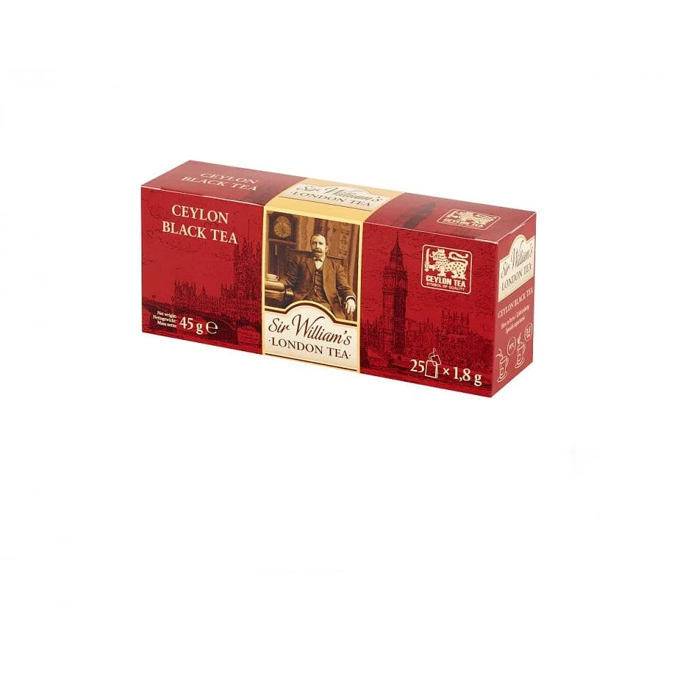 Herbata ekspresowa Sir William’s ceylon black 25szt. William’s tea