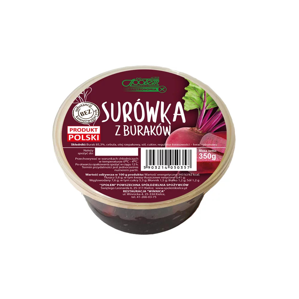 Surówka z buraków 350g Społem PSS