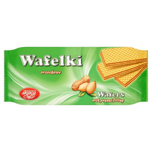 Wafle 180g orzechowe Skawa