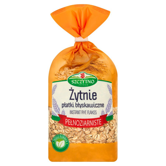 Płatki żytnie pełnoziarniste 400g Szczytno