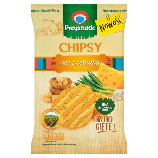 Chipsy ser z cebulką 135g Przysnacki