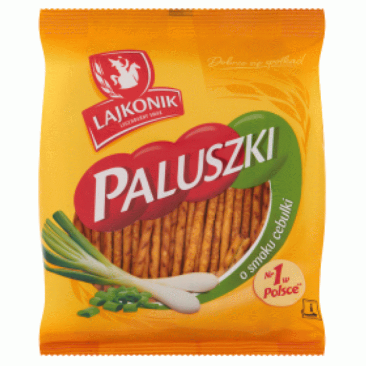 Paluszki o smaku cebulki 150g Lajkonik