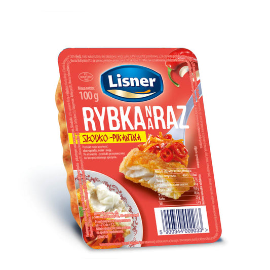 Rybka na raz słodko-pikantna 100g Lisner