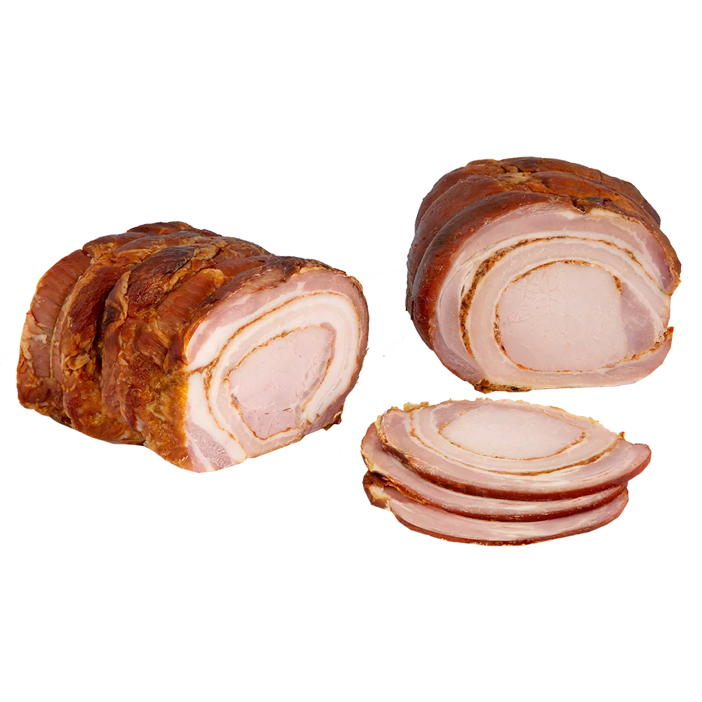 Boczek rolowany z polędwicą kg Q100