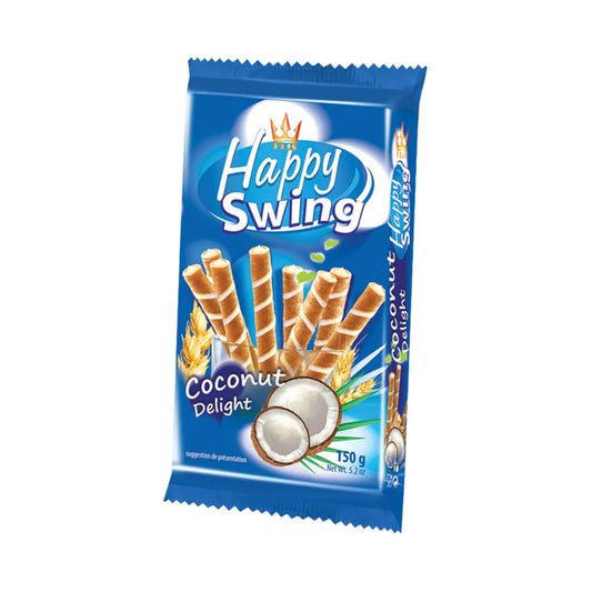 Rurki waflowe happy kokosowe 150g Flis