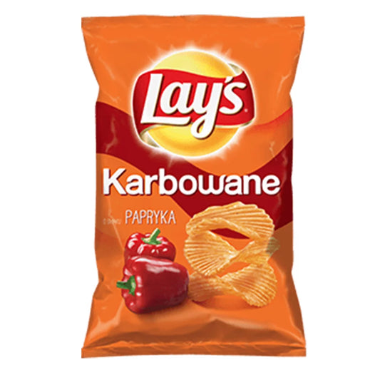 Chipsy Lay’s karbowane o smaku papryki 130g Frito Lay
