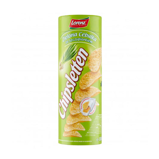 Chipsy Chipsletten o smaku zielonej cebulki ze szczypiorkiem 100g Bahlsen Poznań