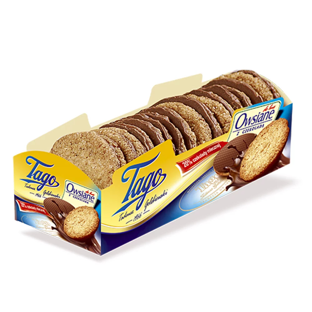 Ciastka owsiane de lux 210g Tago