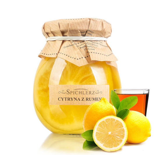 Cytryny w syropie z rumem 260g Spichlerz