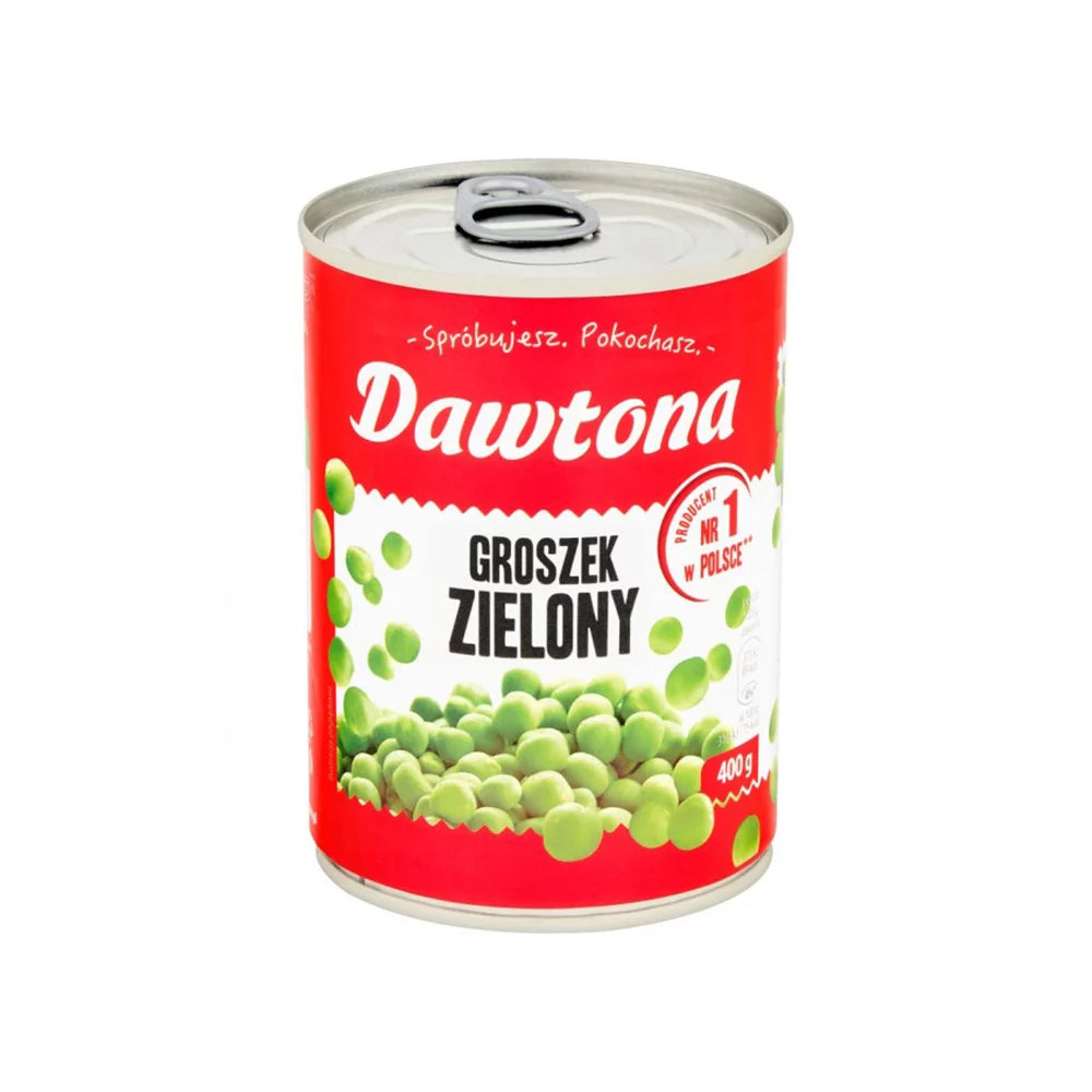 Groszek zielony konserwowy 400g Dawtona