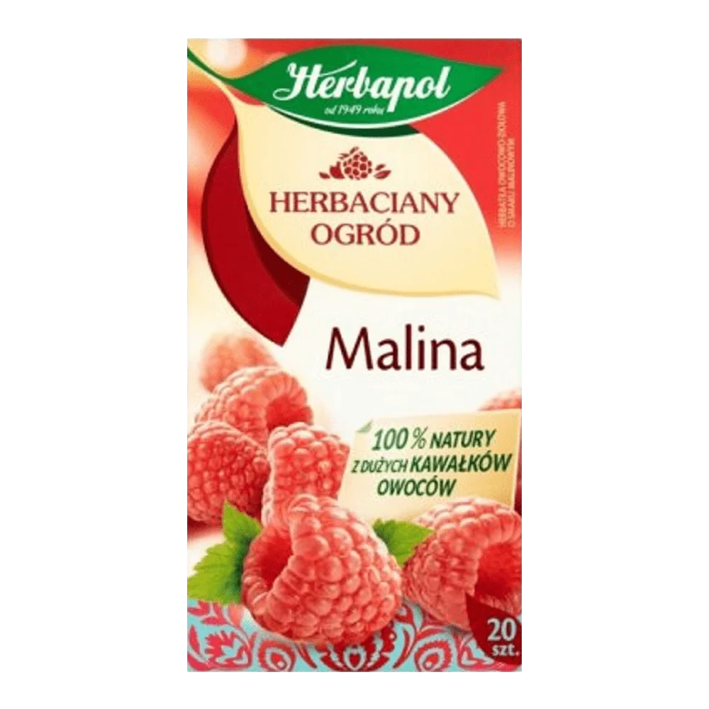 Herbata ekspresowa herbaciany ogród malina 20szt. Herbapol