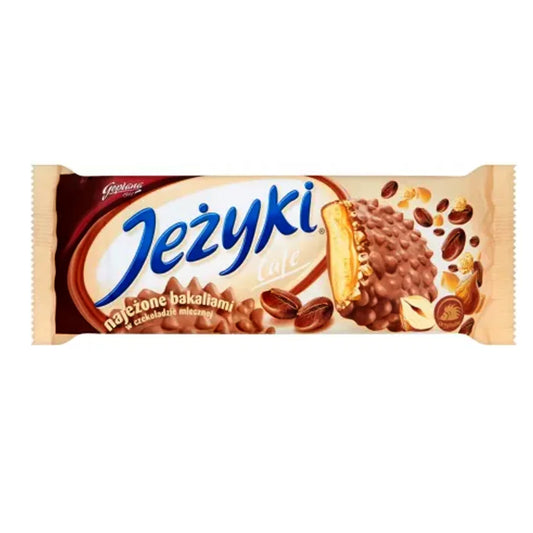 Ciastka Jeżyki kawowe w czekoladzie 140g Colian