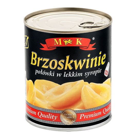 Brzoskwinie w syropie 850g M&K Konshurt