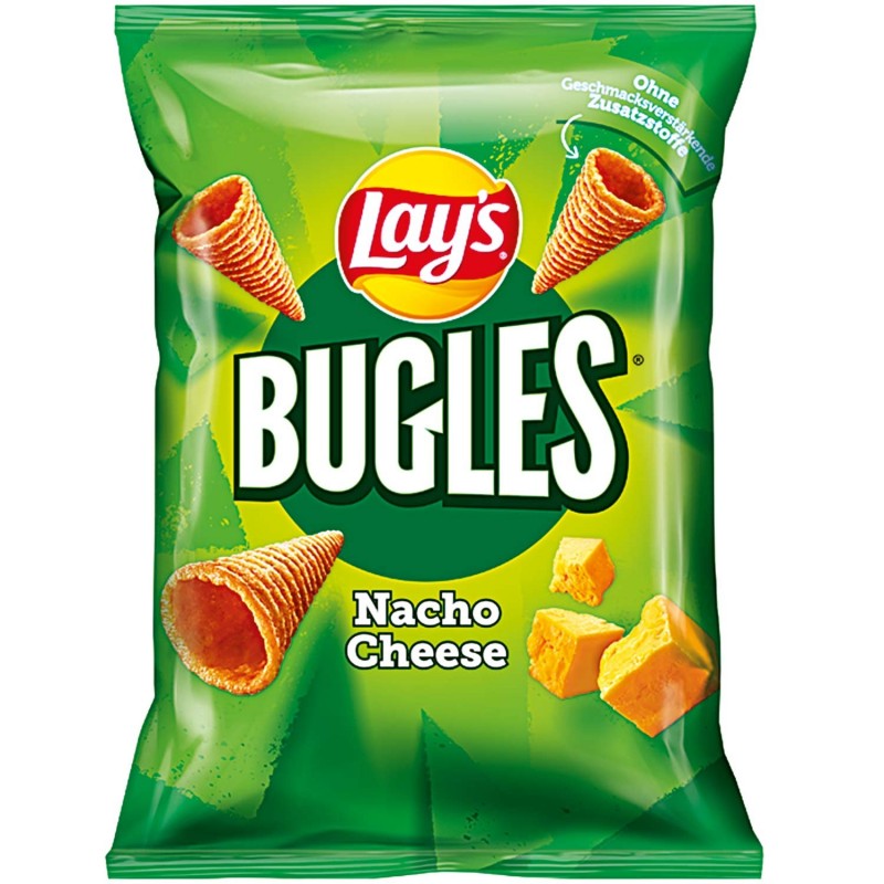 Chipsy o smaku Nacho Cheese 110g Lay’s Bugles