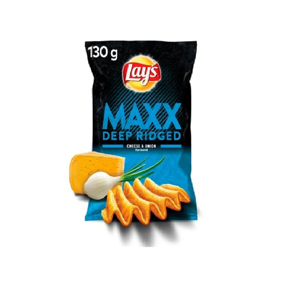 Chipsy Lay’s max o smaku serowo-cebulowym 120g Frito Lay