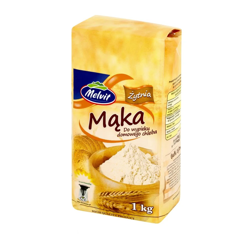 Mąka żytnia do wypieku chleba 1kg Melvit