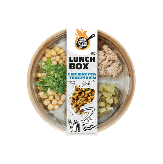 Lunchbox z ciecierzycą i tuńczykiem 200g Społem PSS