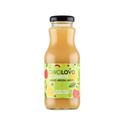 Smoothie jabłko-gruszka-agrest 250ml Owolovo