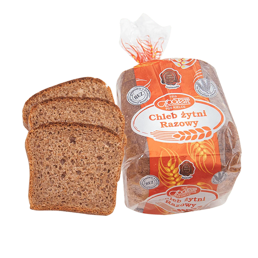 Chleb gatunkowy żytni razowy krojony 250g Piekarnia Społem PSS