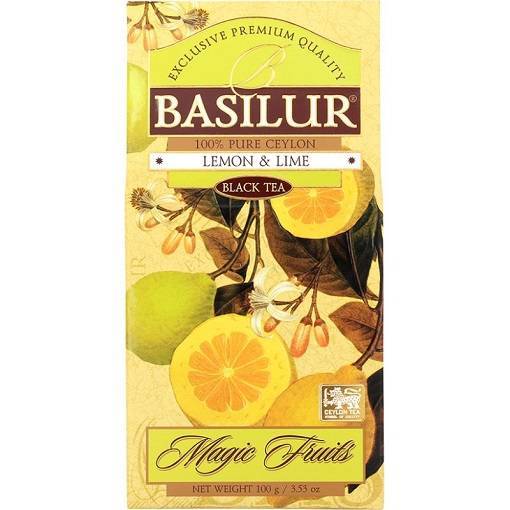 Czarna herbata liściasta 100g Basilur Lemon Lime