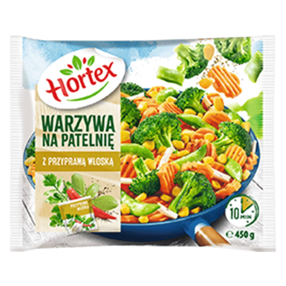 Warzywa na patelnię z przyprawą włoską mrożone 450g Hortex
