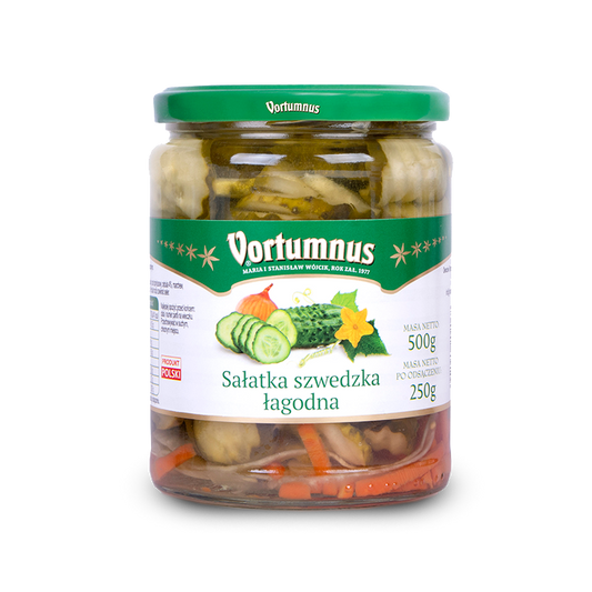 Sałatka szwedzka łagodna 500g Vortumnus
