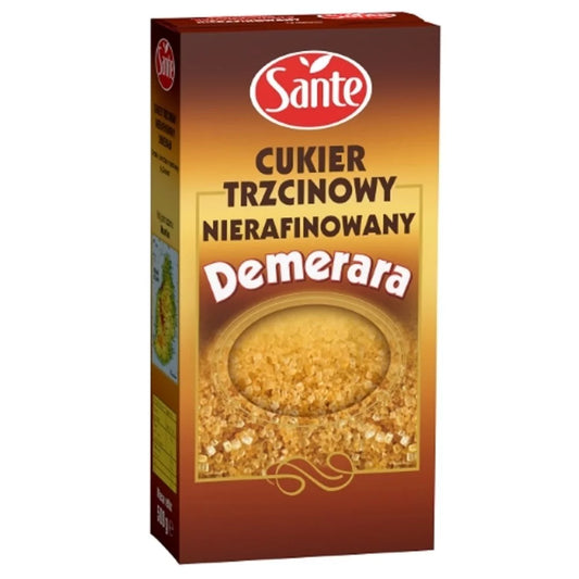Cukier trzcinowy demerara 500g Sante