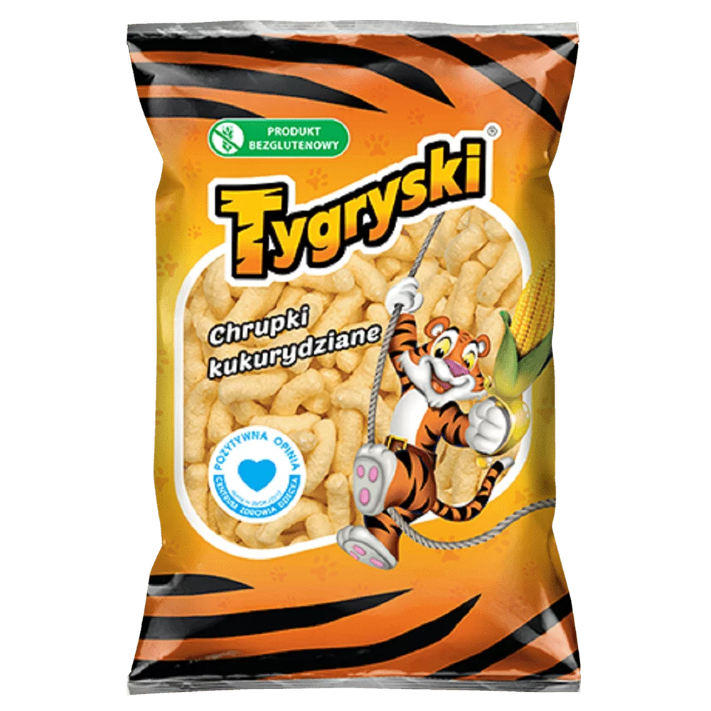 Chrupki kukurydziane Tygryski 100g TBM