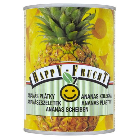 Ananas plastry 565g Happy Frucht