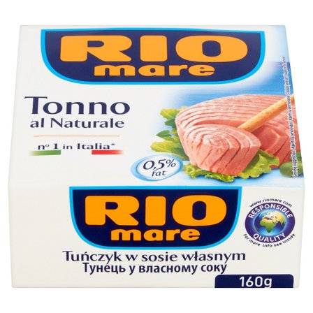 Tuńczyk w sosie własnym 160g Rio Mare