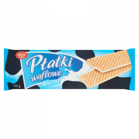 Płatki waflowe o smaku mlecznym 130 g Skawa