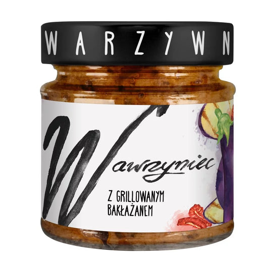 Pasta warzywna Wawrzyniec z grillowanym bakłażanem 180g Kruszwica